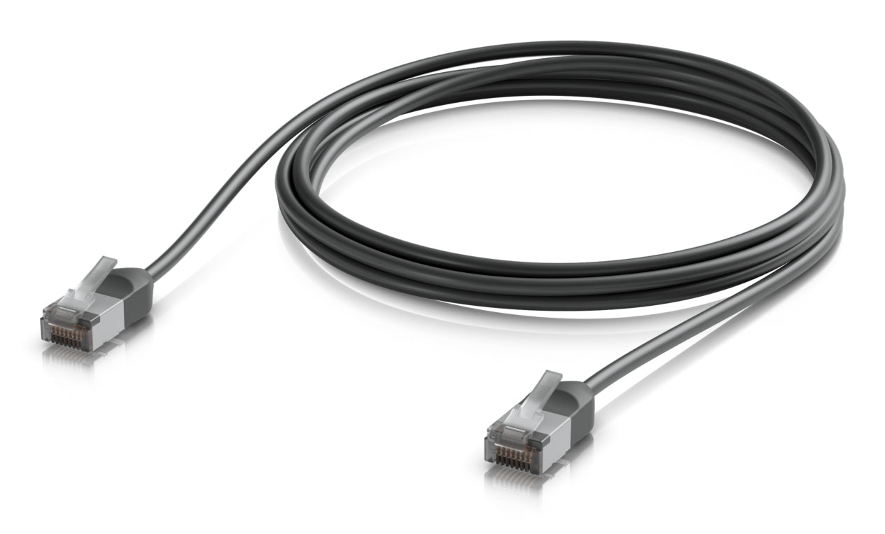 Ubiquiti Patchkabel – Cat6a F/UTP (FTP), 2 m, Schwarz, RJ-45