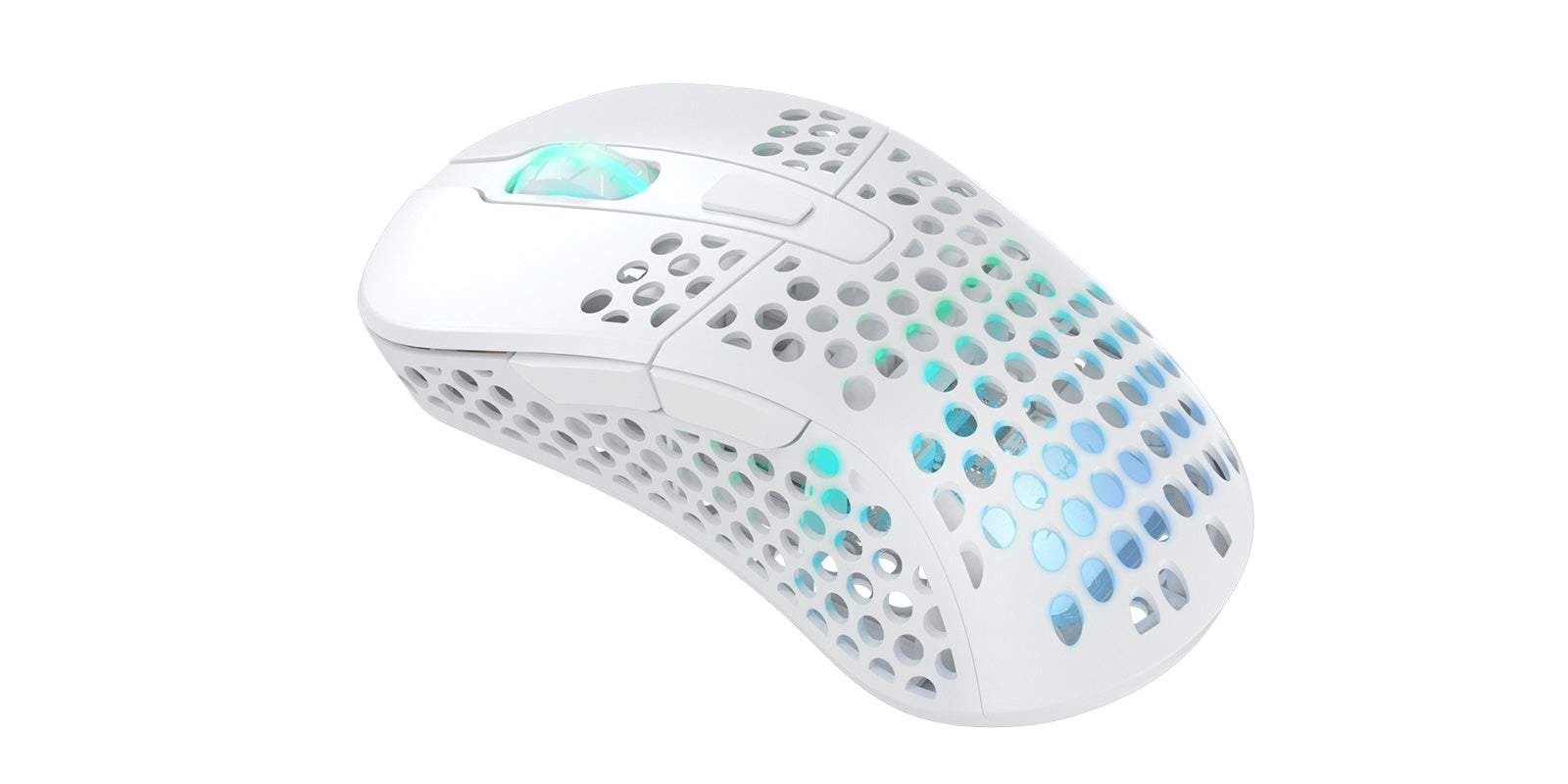 CHERRY XTRFY M4 – Gaming-Maus – Kabellos (2,4 GHz), 19000 DPI, RGB-Beleuchtung, rechts