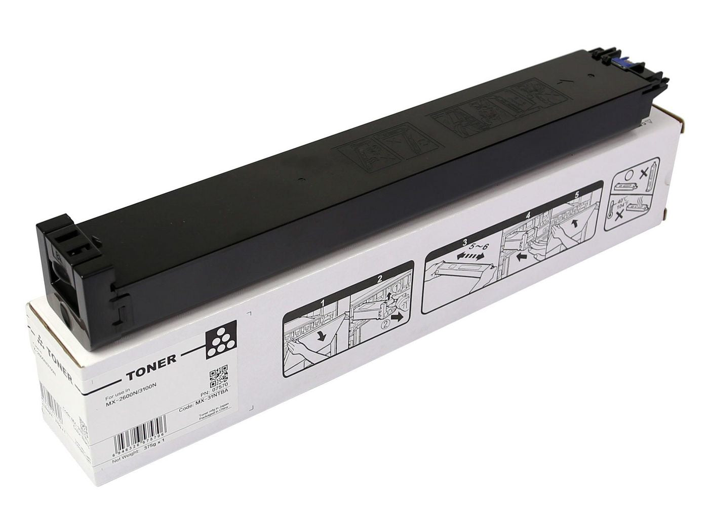CoreParts MX-31NTBA Schwarzer Toner – Original – 18'000 Seiten – für Sharp MX-2600N/3100N