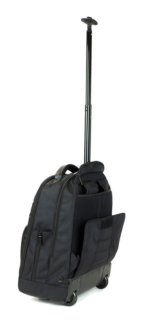 Targus Trolley-Rucksack – 30 l, mit Rollen, mit Tablet-Fach, Polyester – Schwarz, 220 × 515 × 360 mm