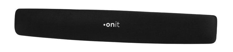 ONIT Handgelenkauflage für Tastatur – Gel – Schwarz – 400 × 60 mm – rutschfest