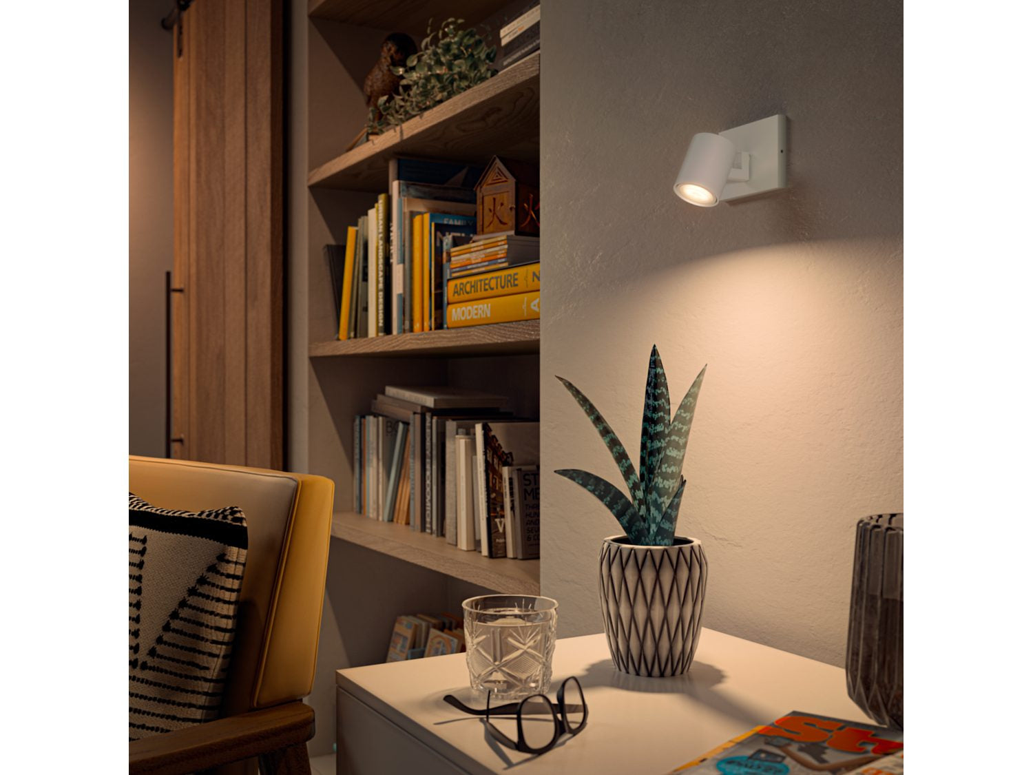 Philips Hue Einbaustrahler LED – Zigbee, dimmbar – 2’200–6’500 K