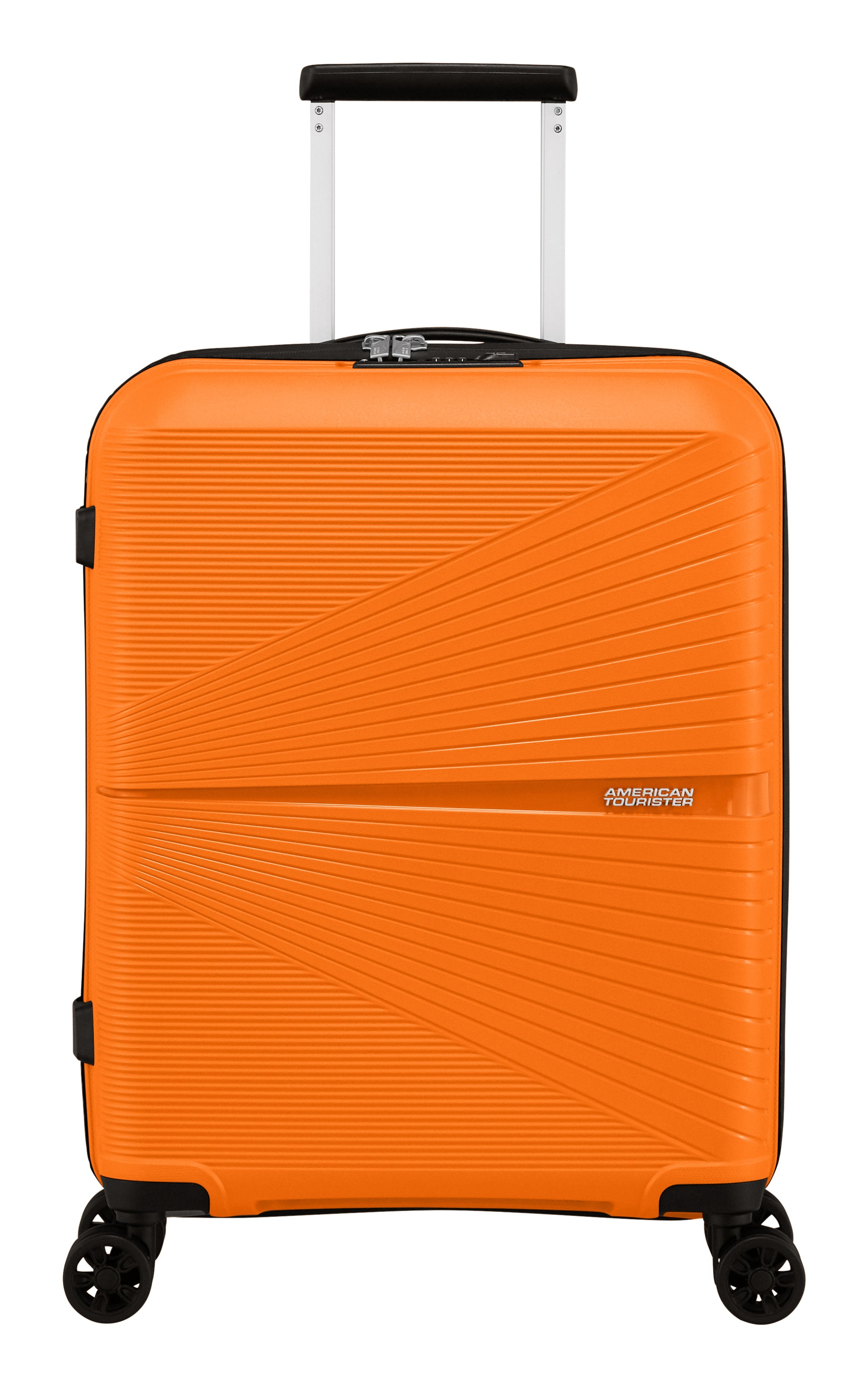 American Tourister Handgepäck-Trolley Handgepäck – 4 Doppelrollen, mit TSA, Mango Orange, 40 × 50 × 20 cm