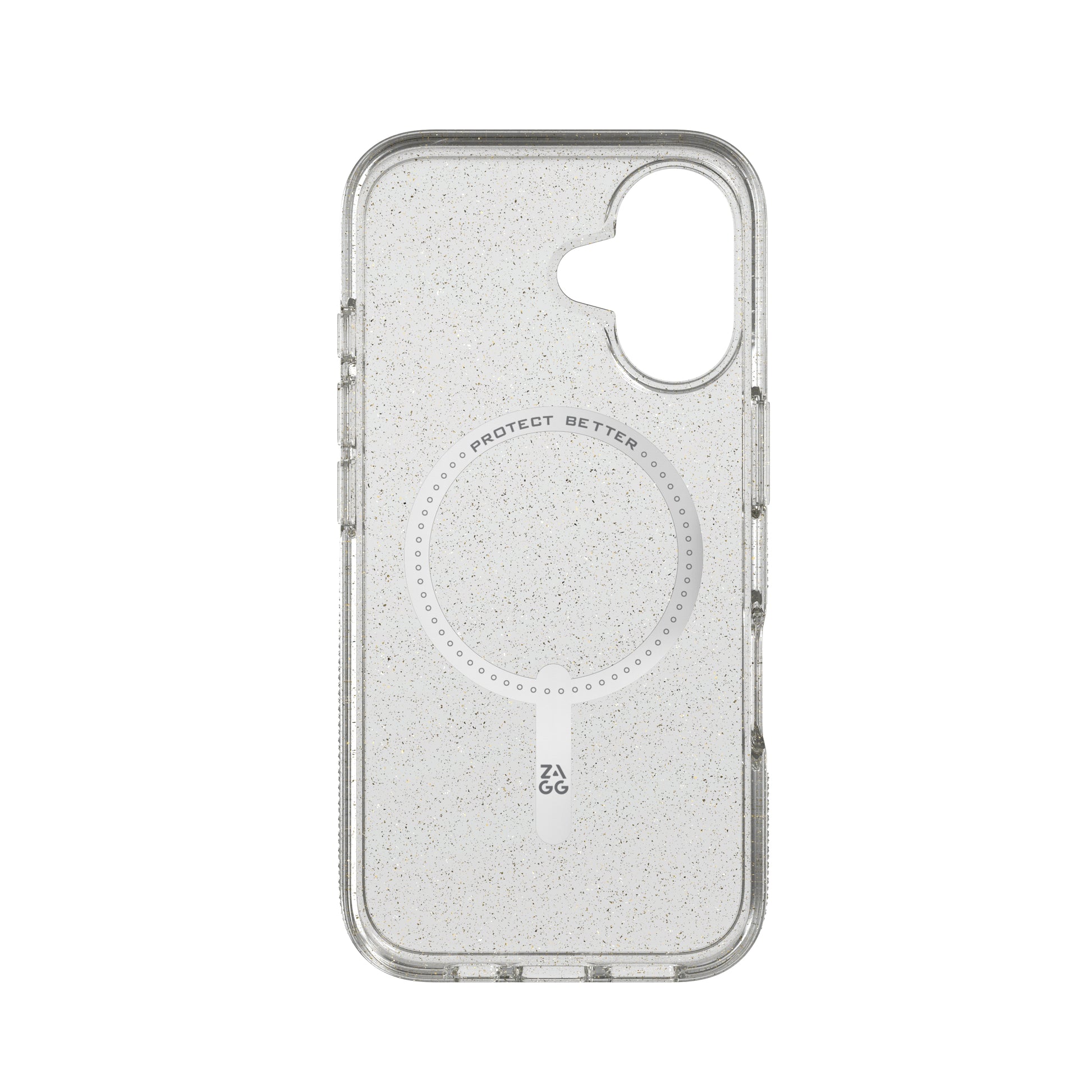 ZAGG Backcover Milan – für Apple iPhone 16 – Gold Glitter