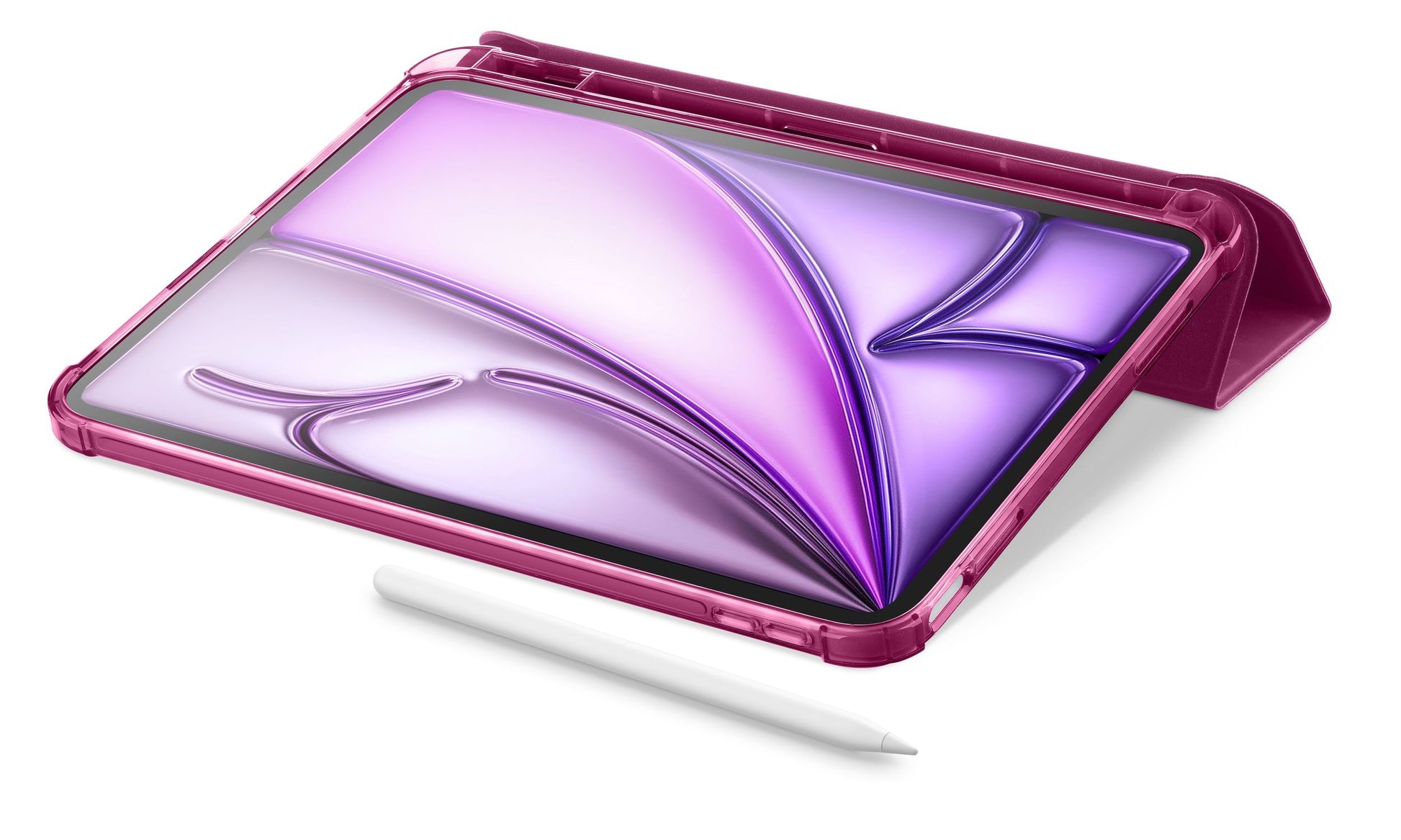 Cellularline Notebook-Schutzhülle – für iPad Air 11 (M2/2024), Stoßschutz, Kunstleder, Rosa