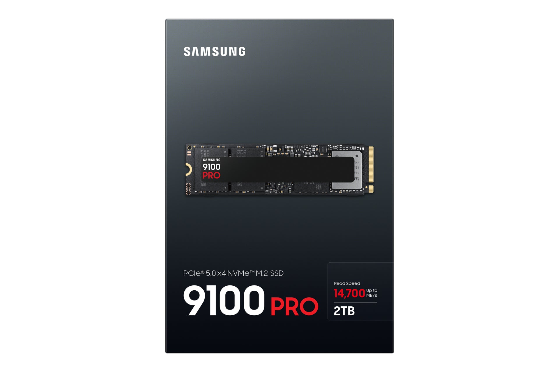 Samsung 9100 PRO – M.2 2280 SSD, 2 TB, PCIe 5.0 x4 NVMe, 14700/13400 MB/s