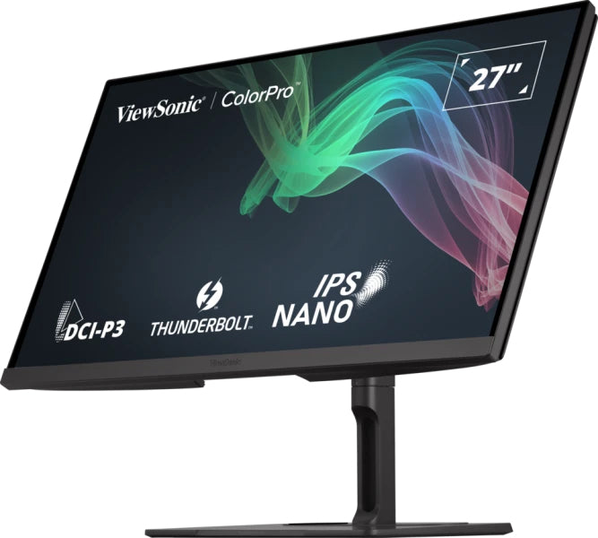 Viewsonic VP2776T-4K – Monitor, 27" 4K UHD, IPS, 100% sRGB, ergonomischer Stand