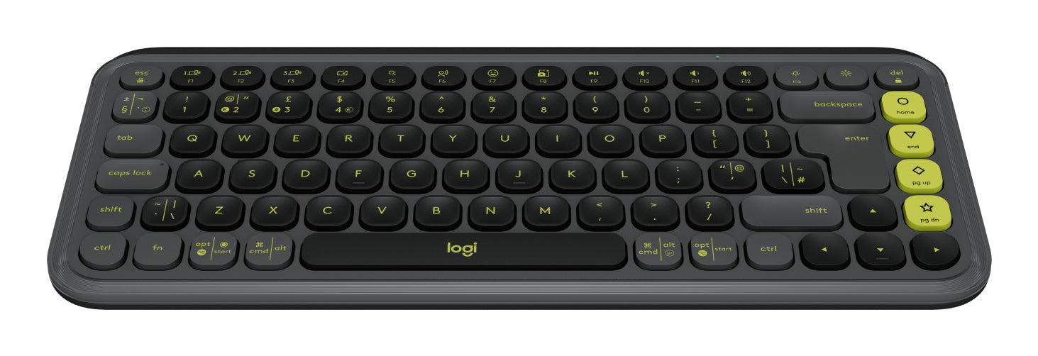Logitech POP ICON KEYS INTNL-973 – Tastatur, UK-Layout (EN), Grau