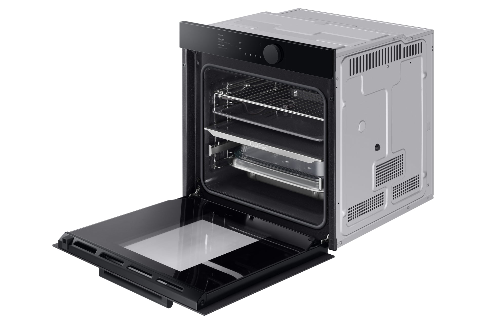 Samsung Einbau-Ofen NV8000 – 75 l, Dual Cook Steam & Pyrolyse – Onyx Schwarz