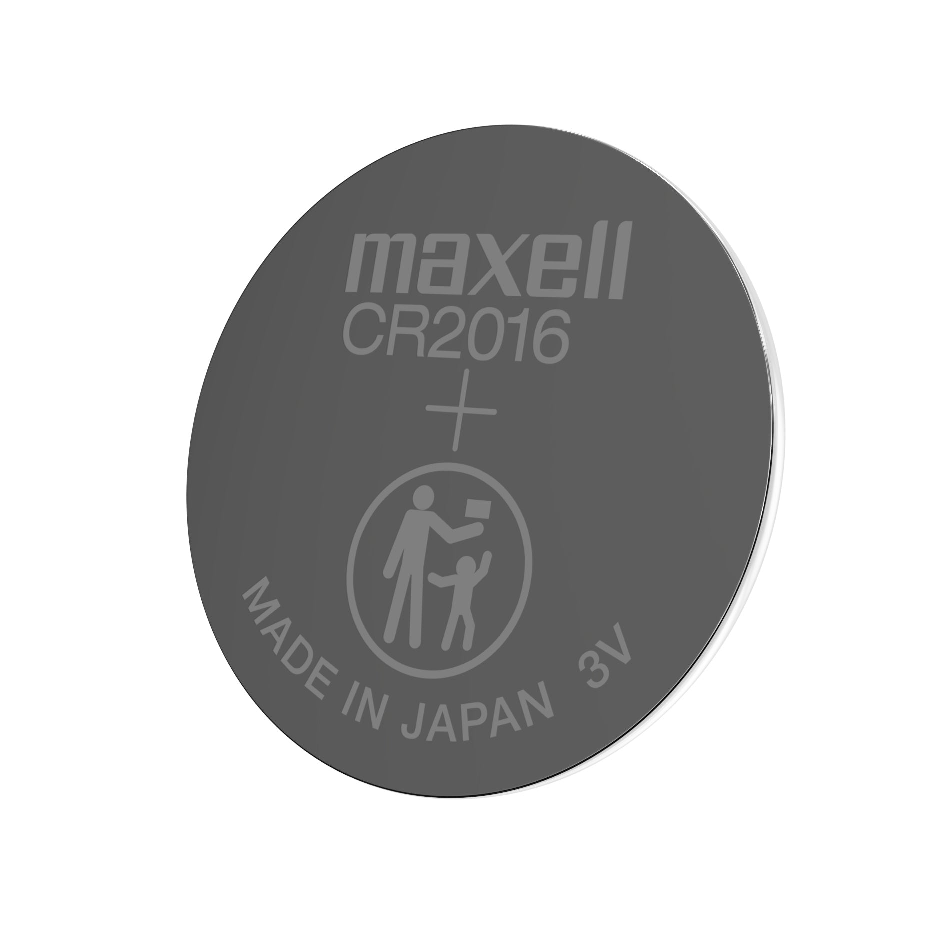 Maxell Knopfzellen CR2016, Lithium-Mangandioxid, 3 V – 2 Stk.