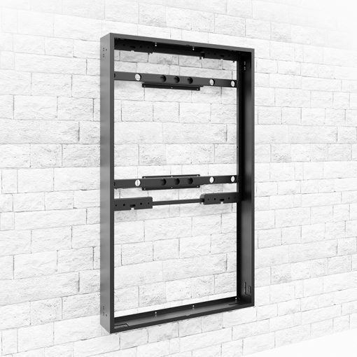 Hagor Cover-Set OH85 Display-Gehäuse – Portrait – für 85" TVs – Schwarz
