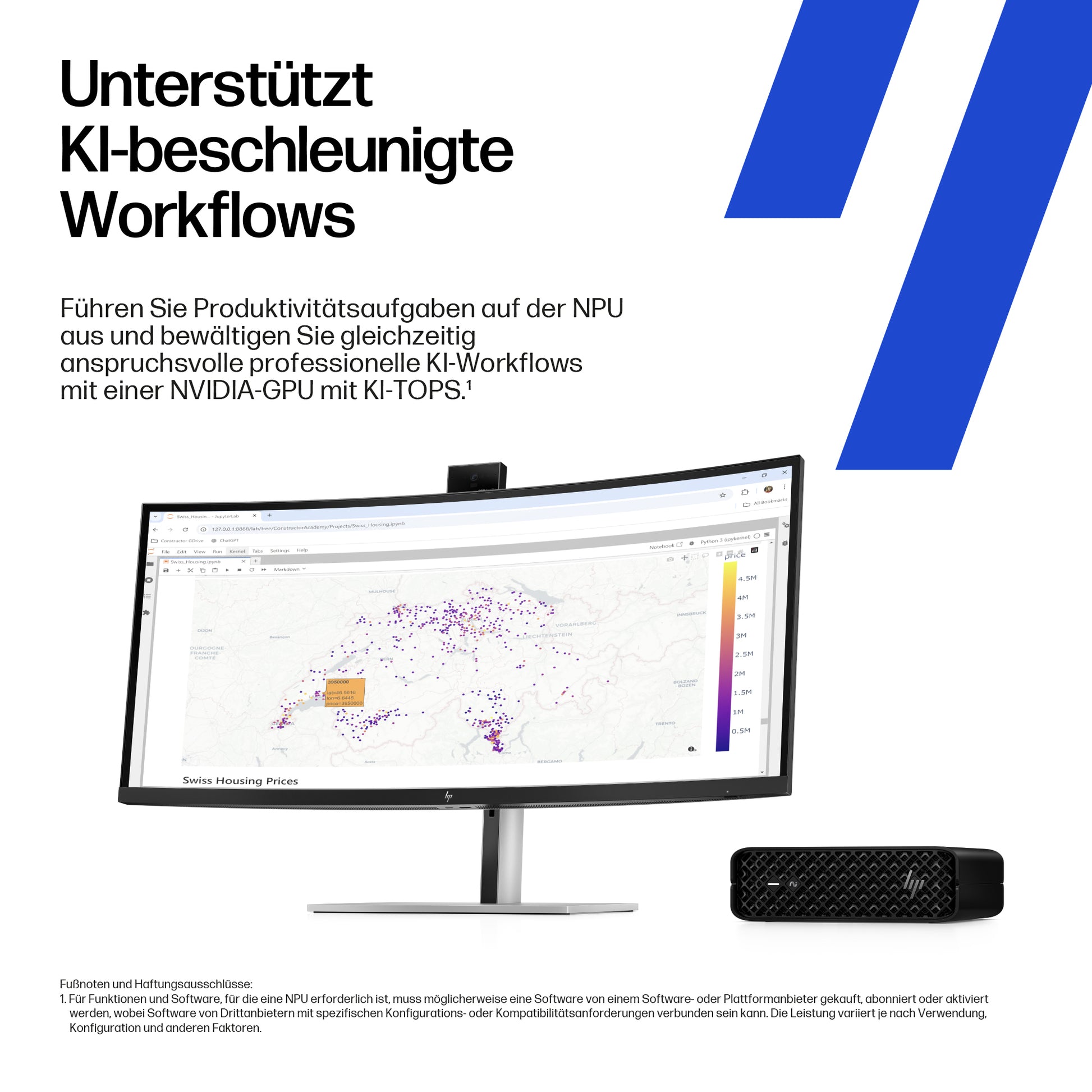 HP Z2 G1I Micro – Intel Core Ultra 7 265, 16 GB RAM, 512 GB SSD, NVIDIA RTX A400 4 GB, Windows 11 Pro