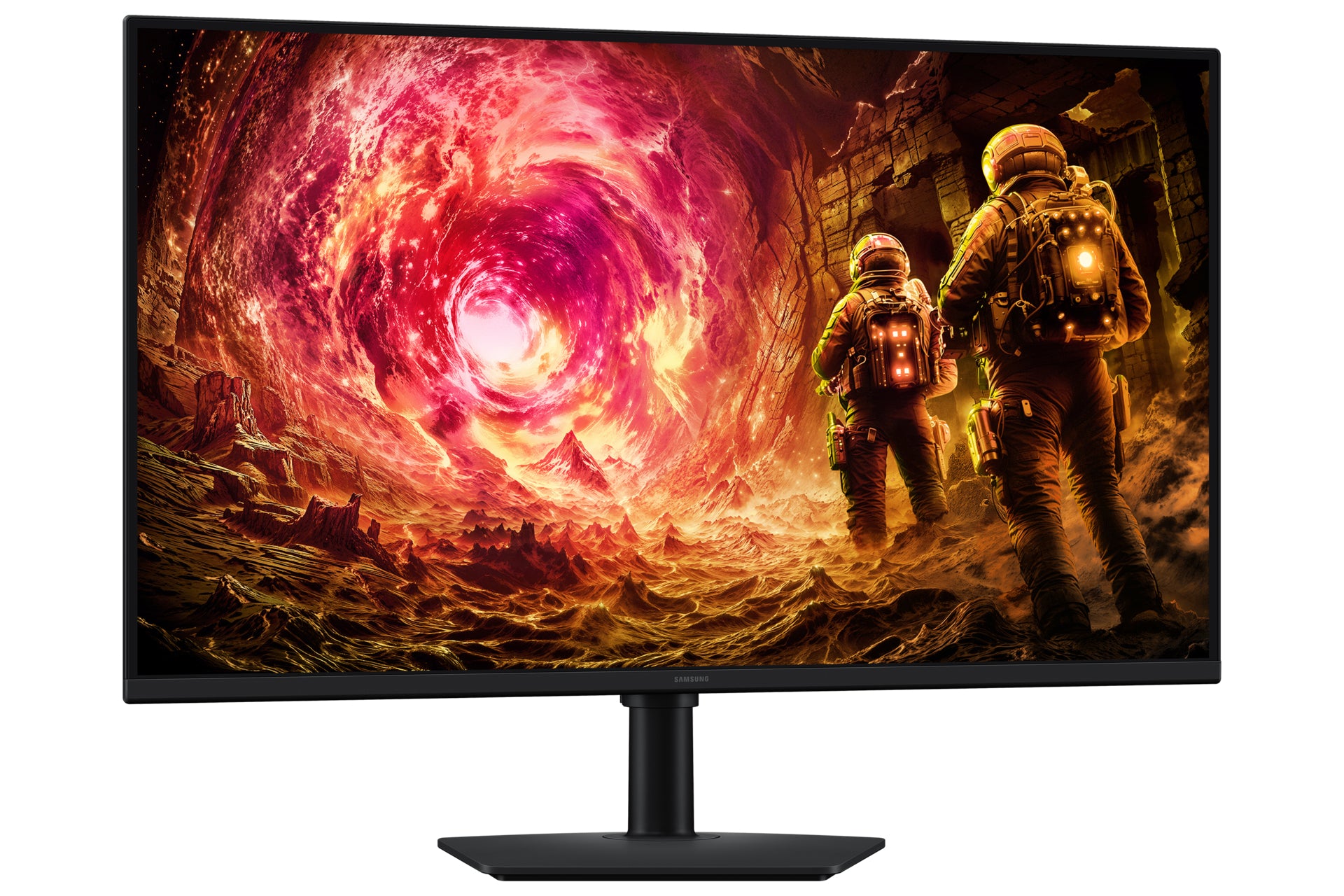 Samsung S32FG506EU – Monitor, 32" 2560 × 1440 (WQHD), IPS, 180 Hz, 300 cd/m², VESA 100 × 100, Schwarz