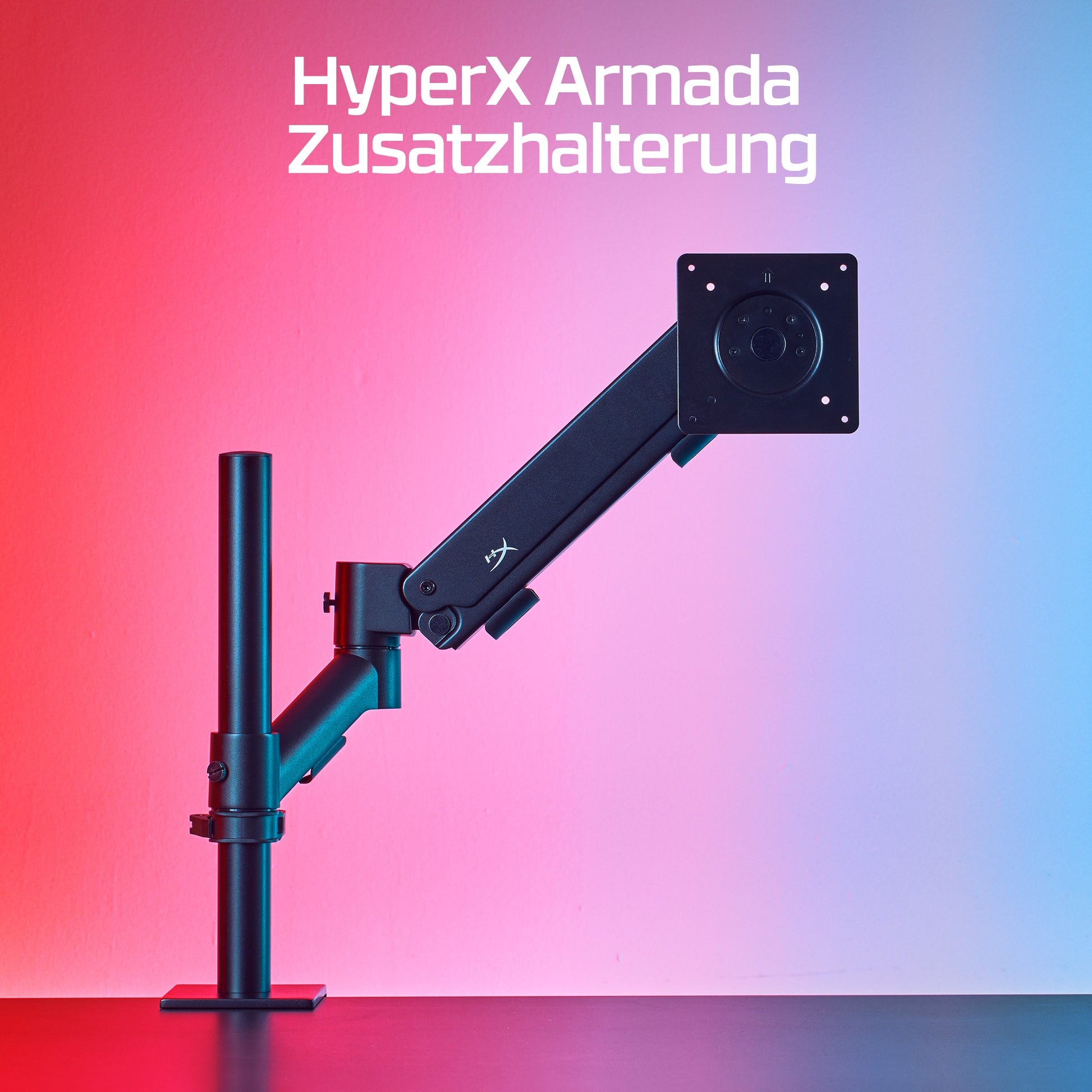 HyperX Armada Addon – Wandhalterung, bis 32", VESA 100 × 100 mm, 9,1 kg, drehbar, schwarz
