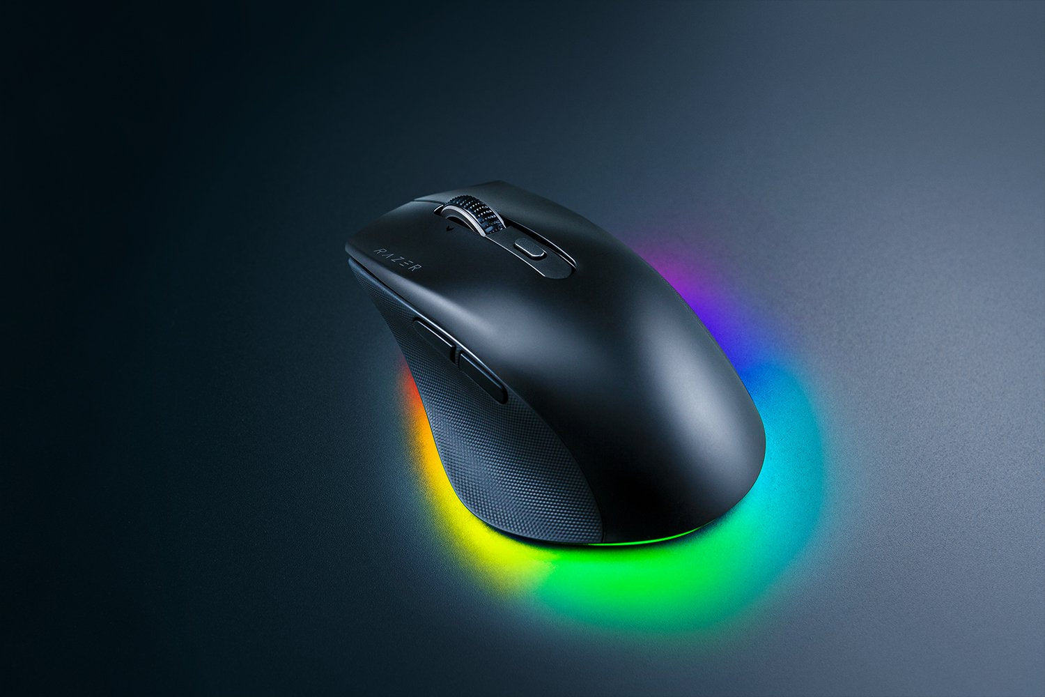 Razer Pro Click V2 Ergonomische Maus – kabellos, USB-C, 30'000 dpi, 9 Tasten, für Rechtshänder, schwarz