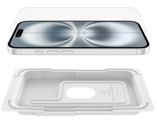 Belkin ScreenForce InvisiGlass – für Apple iPhone 16 Pro/15 Pro/14 Pro