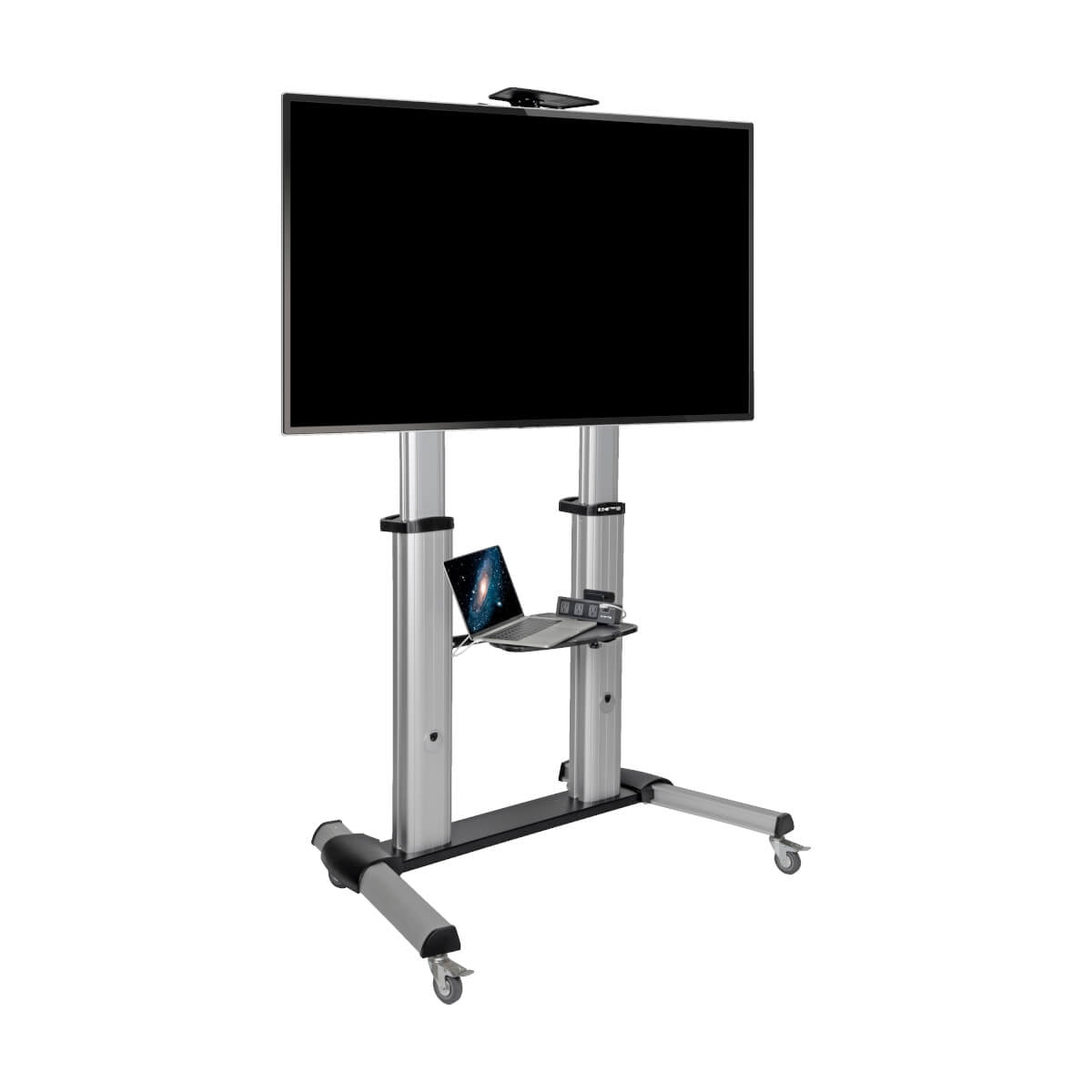 Tripp Lite TV-Wagen – 60–100" – VESA 200×200–1000×600 – bis 100 kg, höhenverstellbar, mit Rollen – DMCS60100XX