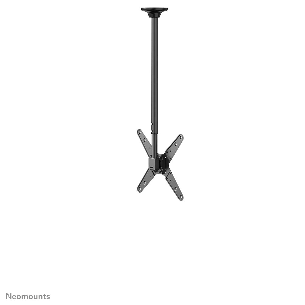 Neomounts FPMA-C340BLACK – Deckenhalterung, schwenkbar, für 32–75″, VESA 400×400, bis 50 kg, höhenverstellbar