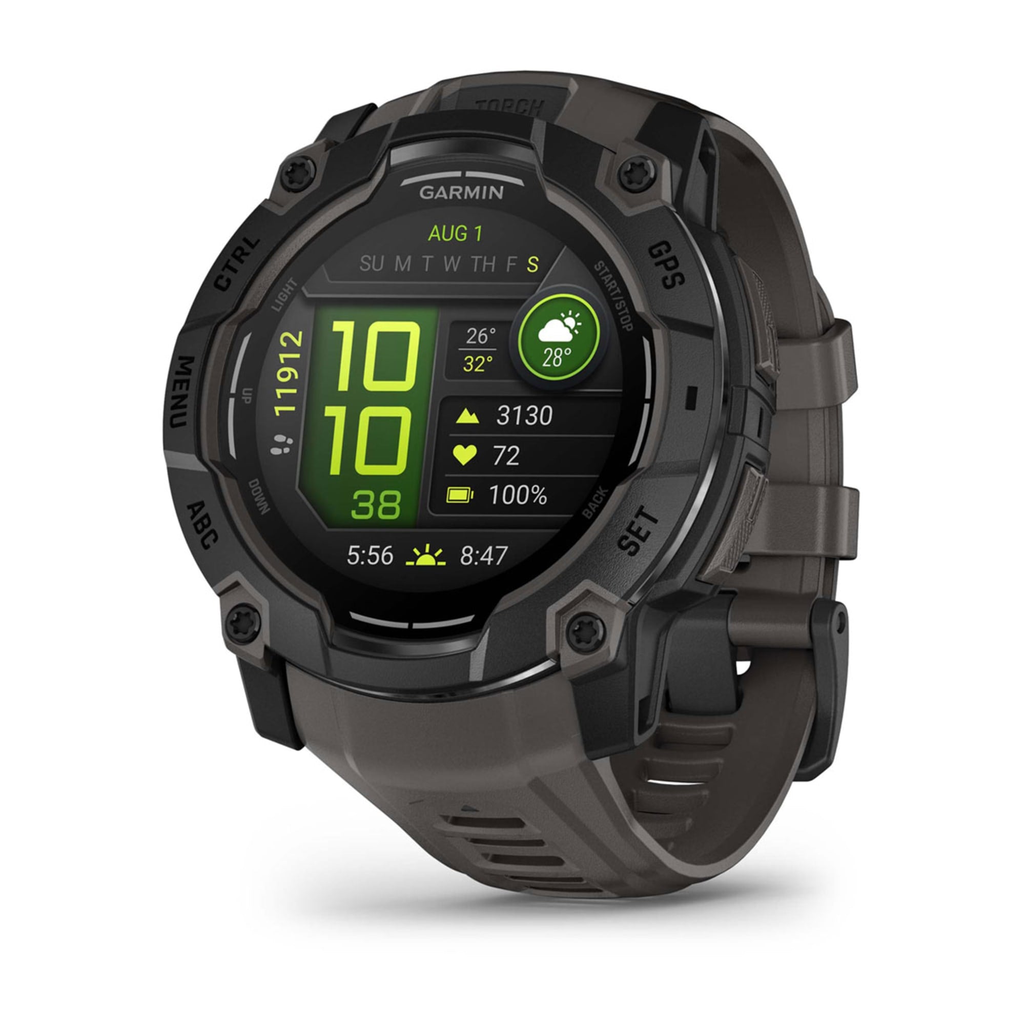 Garmin Instinct 3 50 mm – Wasserdicht 10 ATM, AMOLED-Display