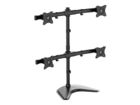 Tripp Lite DDR1327MQ – Monitor-Tischständer – 4 Monitore – 13–27" – VESA 75×75/100×100 mm – bis 8 kg/Monitor