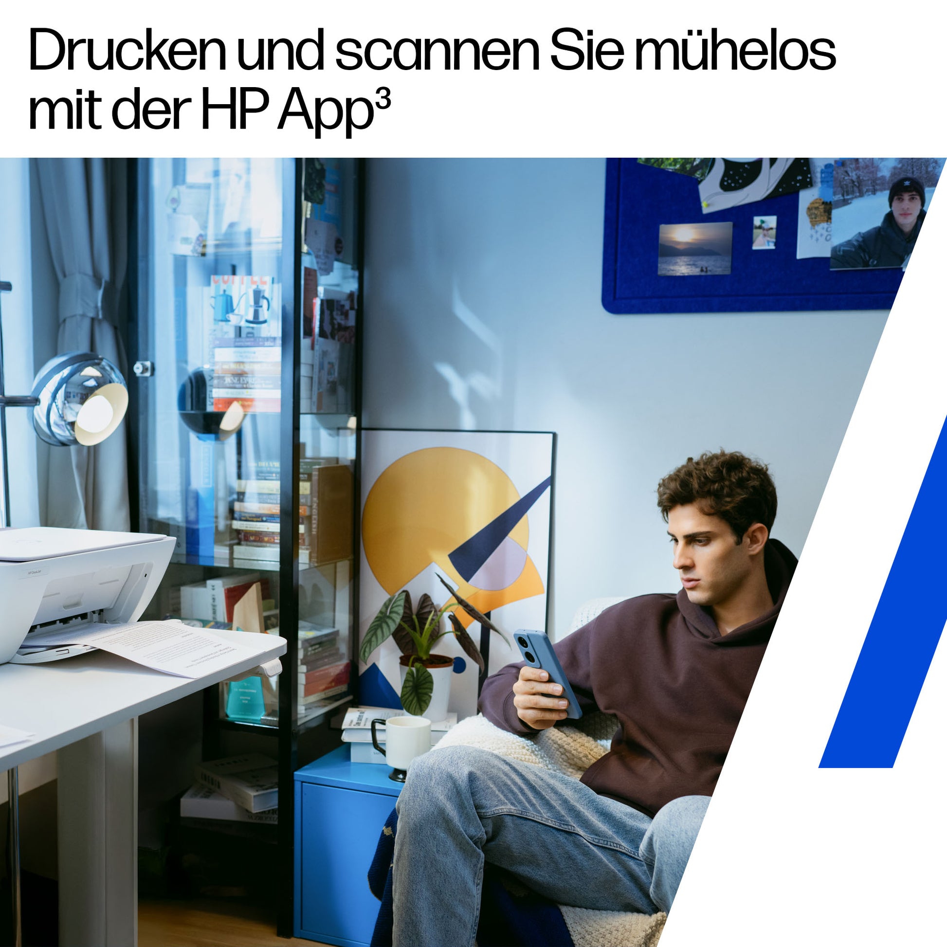 HP DeskJet 2922 All-in-One – Farbtintenstrahl-Multifunktionsdrucker, A4, 3-in-1, Duplex, WLAN, AirPrint