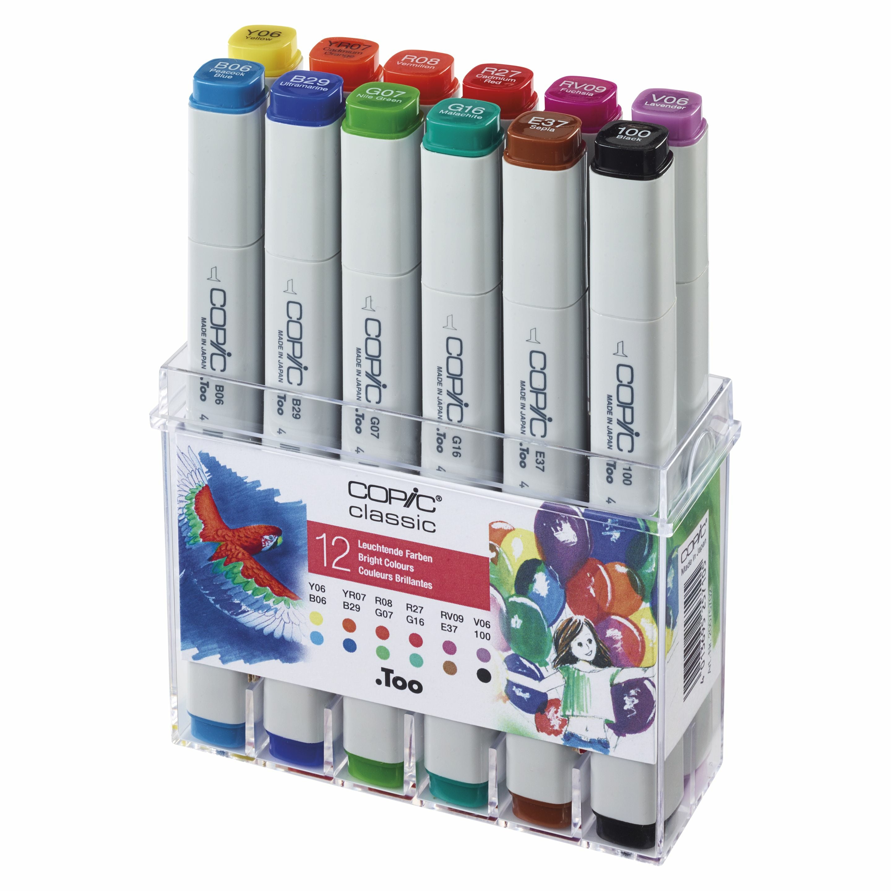 Copic Nachfülltinte für Permanent-Marker – mehrfarbig