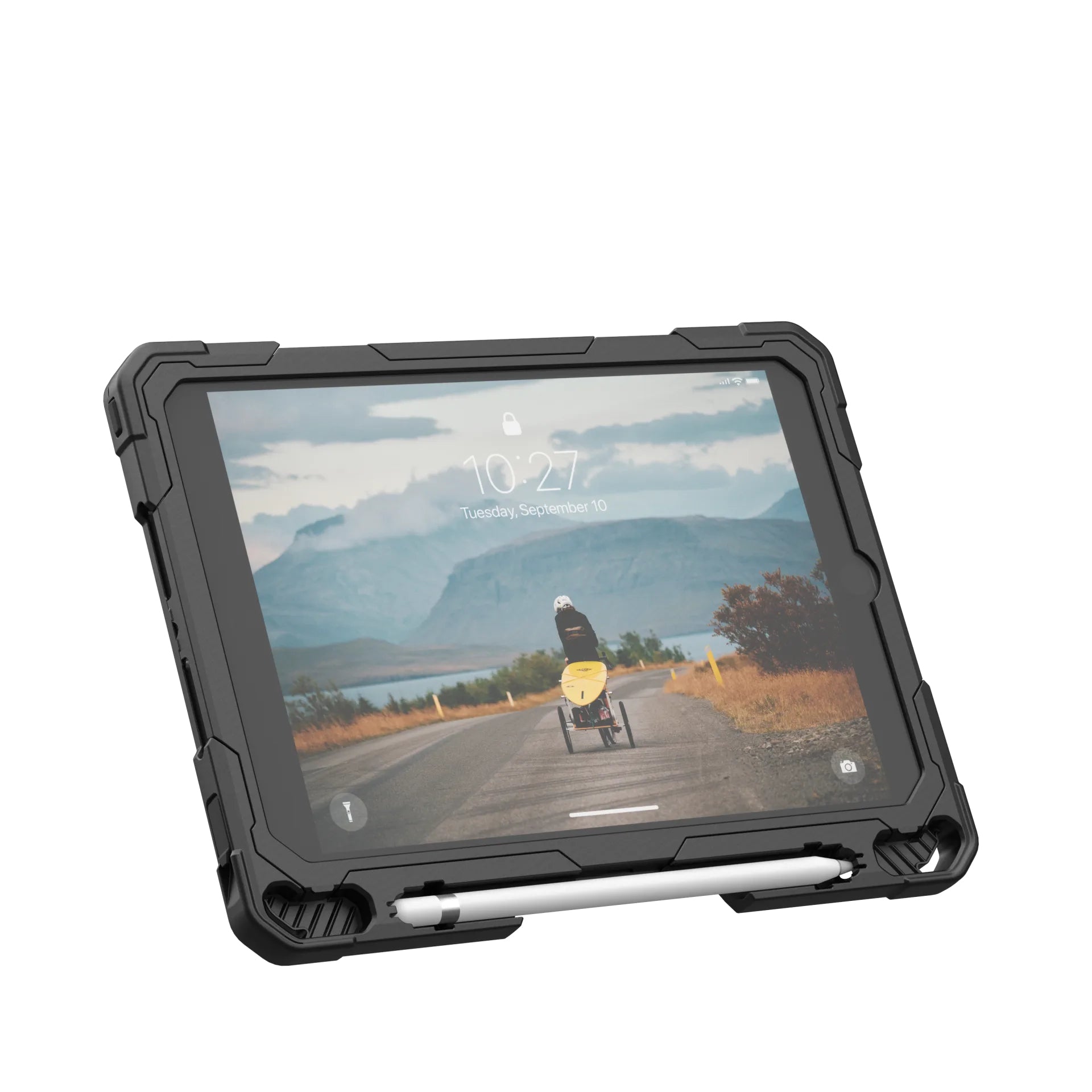 Urban Armor Gear UAG Tablet-Hülle für iPad 10,9" (10. Gen.) – Silber/Schwarz