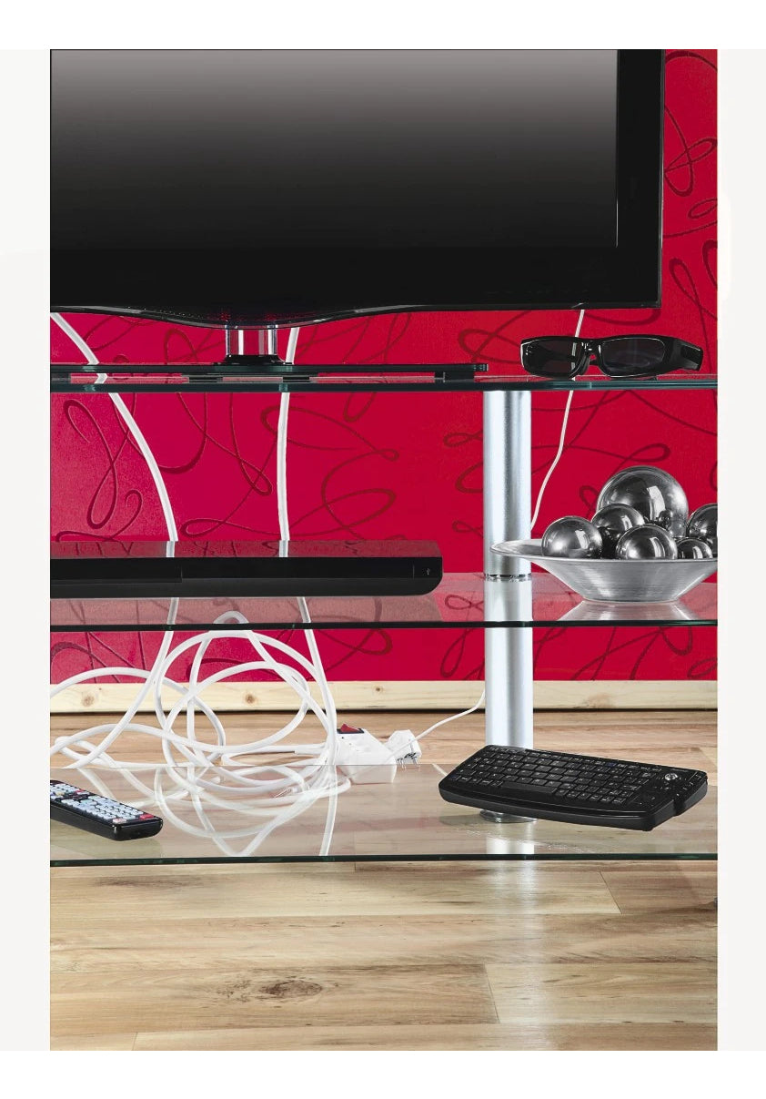 Hama Kabelbox – 230 × 118 × 115 mm, Kunststoff, Weiss, für Kabel bis Ø 15 mm