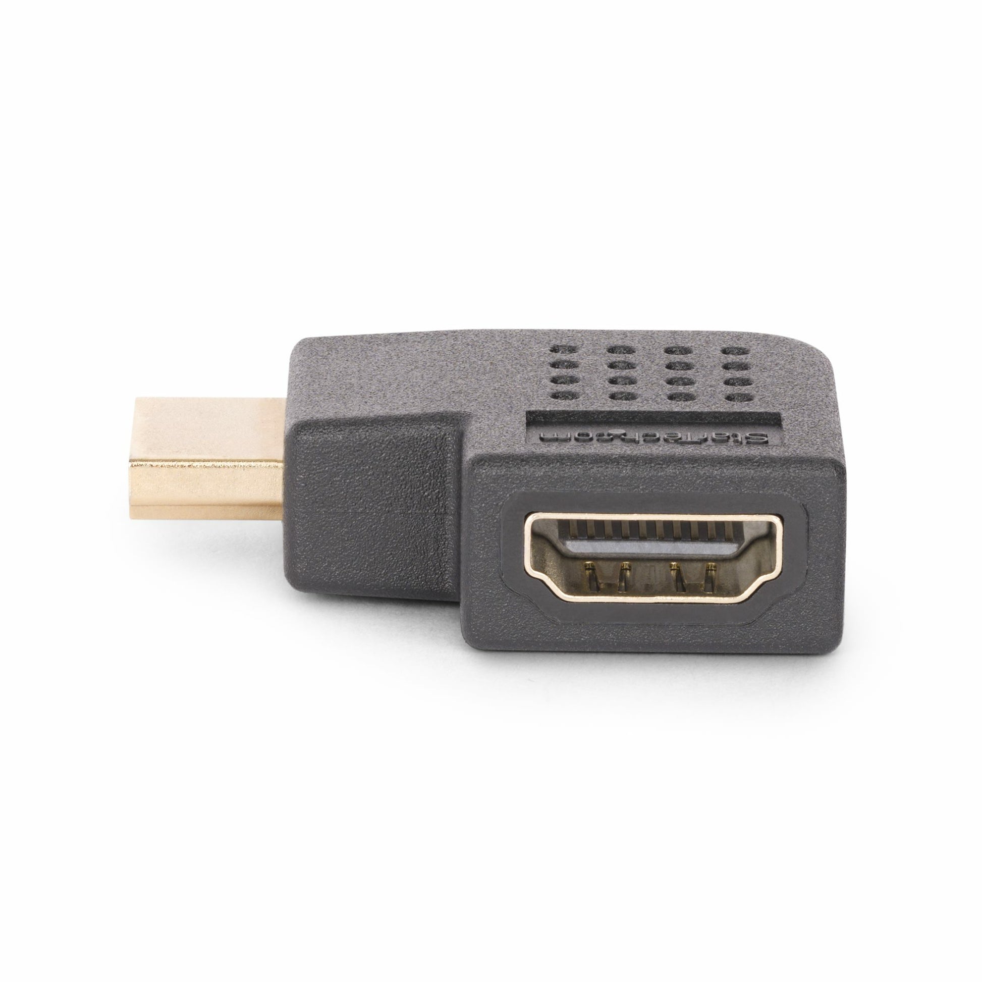 StarTech.com HDMI (Stecker) auf HDMI (Buchse) Adapter, HDMI 2.0, 4K@60 Hz, 90° gewinkelt
