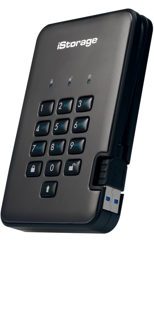 Origin Storage DISKASHUR PRO2 SSD – 8 TB, 256-Bit-Verschlüsselung, FIPS 140-2 zertifiziert