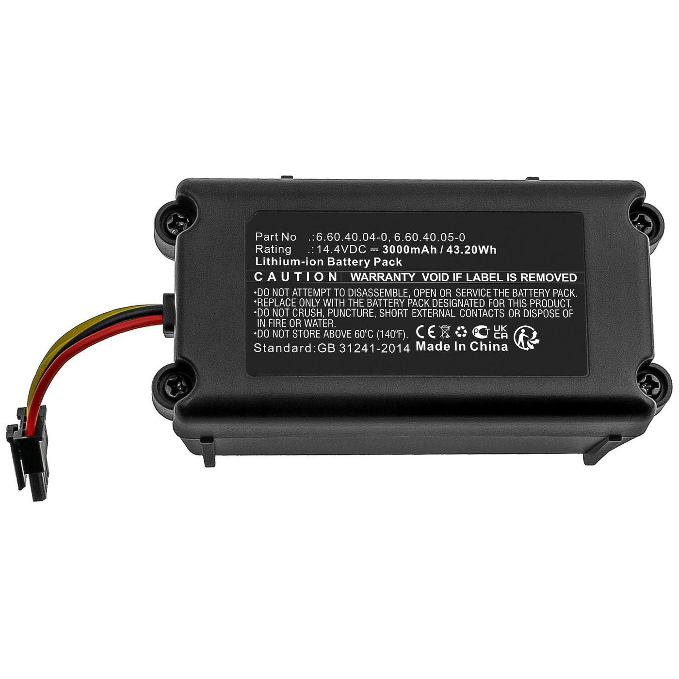 CoreParts Akku 43,2 Wh – 14,4 V, 3000 mAh, für Blaupunkt