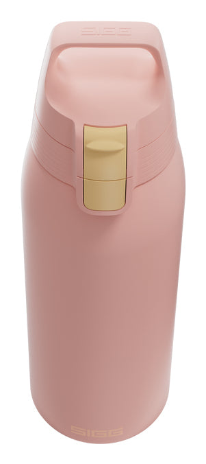 SIGG Shield One Trinkflasche 1 l – Edelstahl, Klappdeckel, Rosa