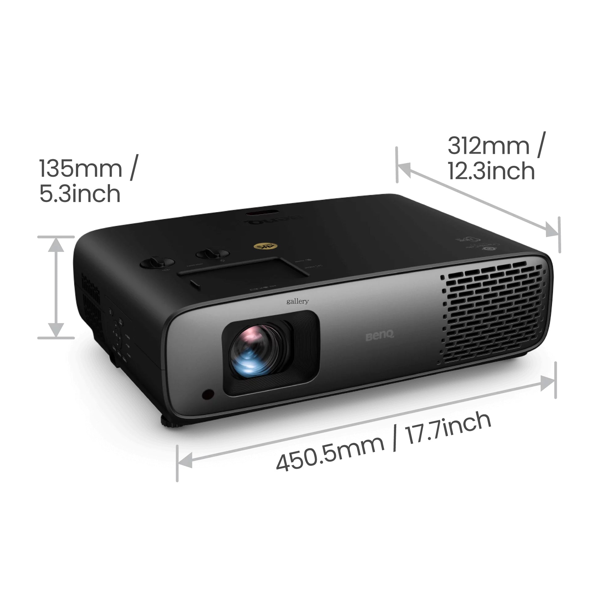 BenQ W4100i – Standard DLP LED, 4K UHD, 3200 ANSI Lumen, Android TV