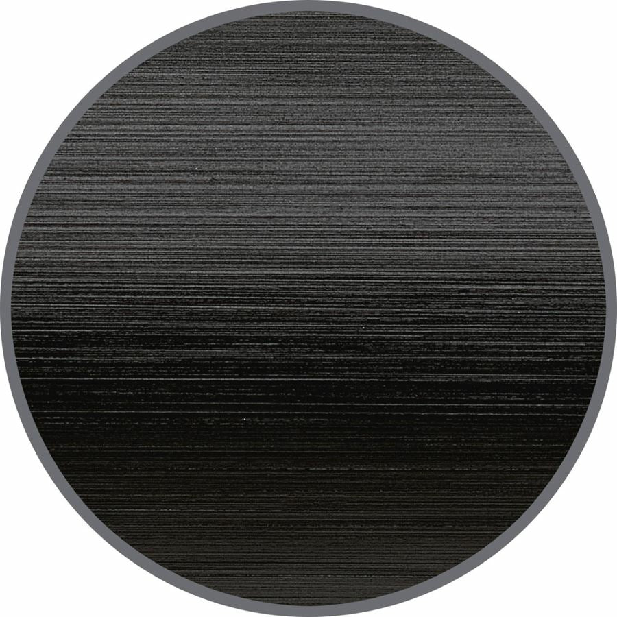 Faber-Castell Essentio B 148437 – Tintenroller, Schwarz, mit Kappe, Aluminium (Lack)