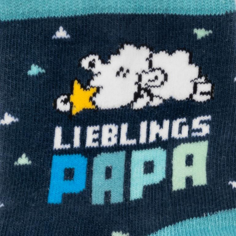 Sheepworld Socken – Grösse 41–46, Hellblau, 80% Baumwolle/15% Nylon/5% Elasthan, 1 Paar