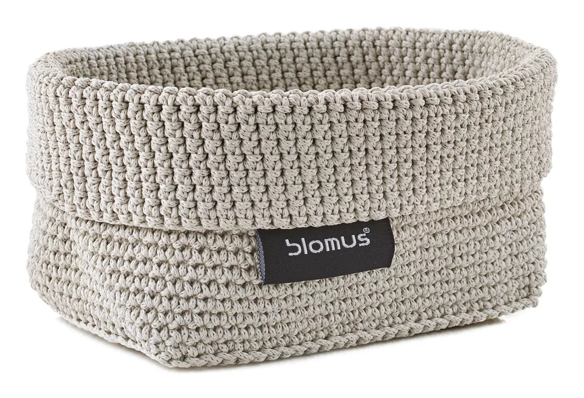 Blomus TELA M Aufbewahrungskorb – Polyester – Sand – 150 × 80 × 100 mm