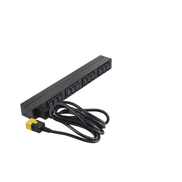 APC Rack-PDU Basic, einphasig, 12× IEC C13, 16 A, Stecker IEC C20, 1U horizontal, 3,7 kW