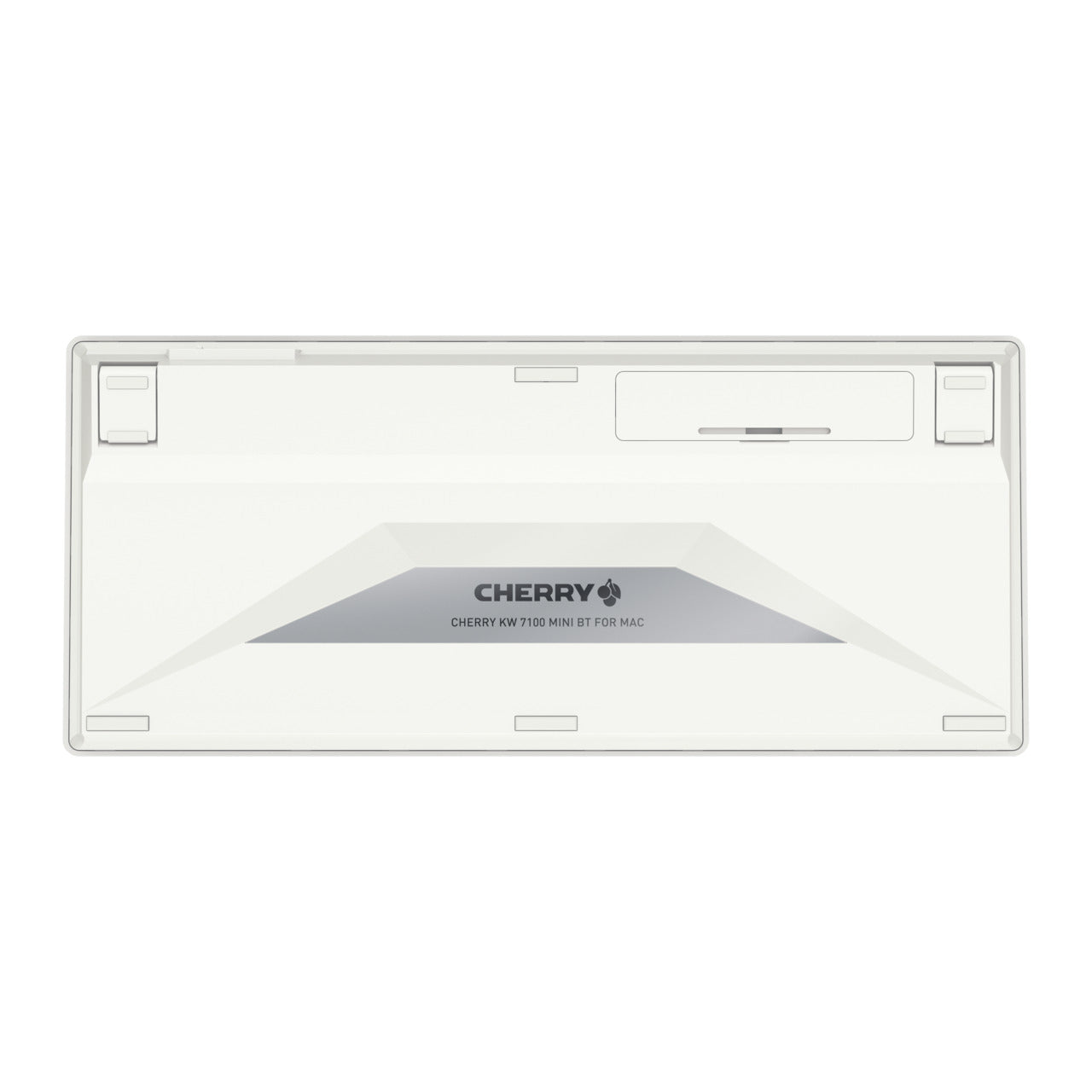 CHERRY KW 7100 Mini – Tastatur, kabellos (Bluetooth), FR-Layout (FR), Weiss – für macOS