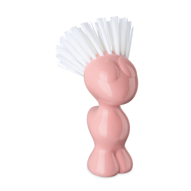 Koziol Tweetie – Gemüsebürste 6,6 × 7 × 12,9 cm, Kunststoff, Rosa