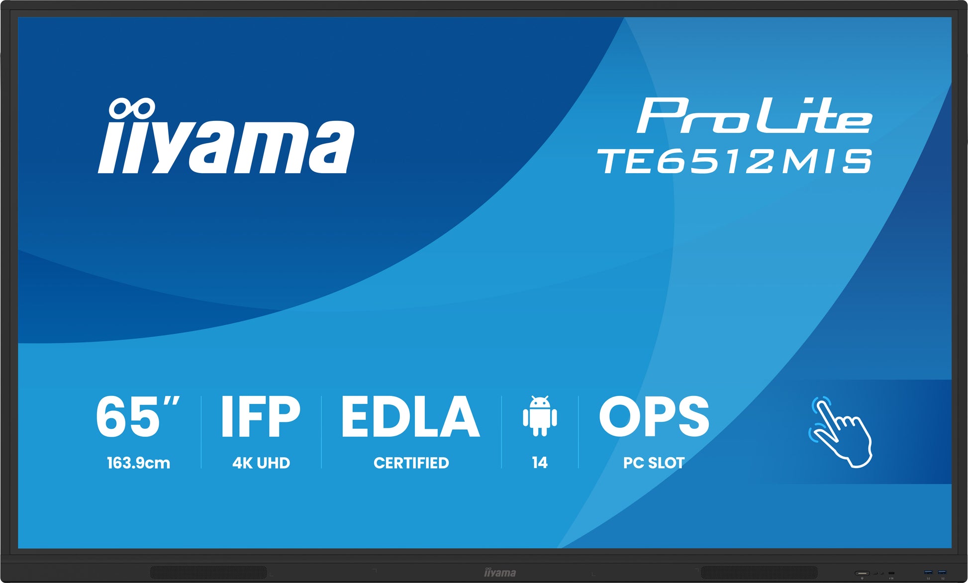 iiyama ProLite TE6512MIS-B4AG – Signage-Display, 65", Ultra HD 4K, 400 cd/m², VA