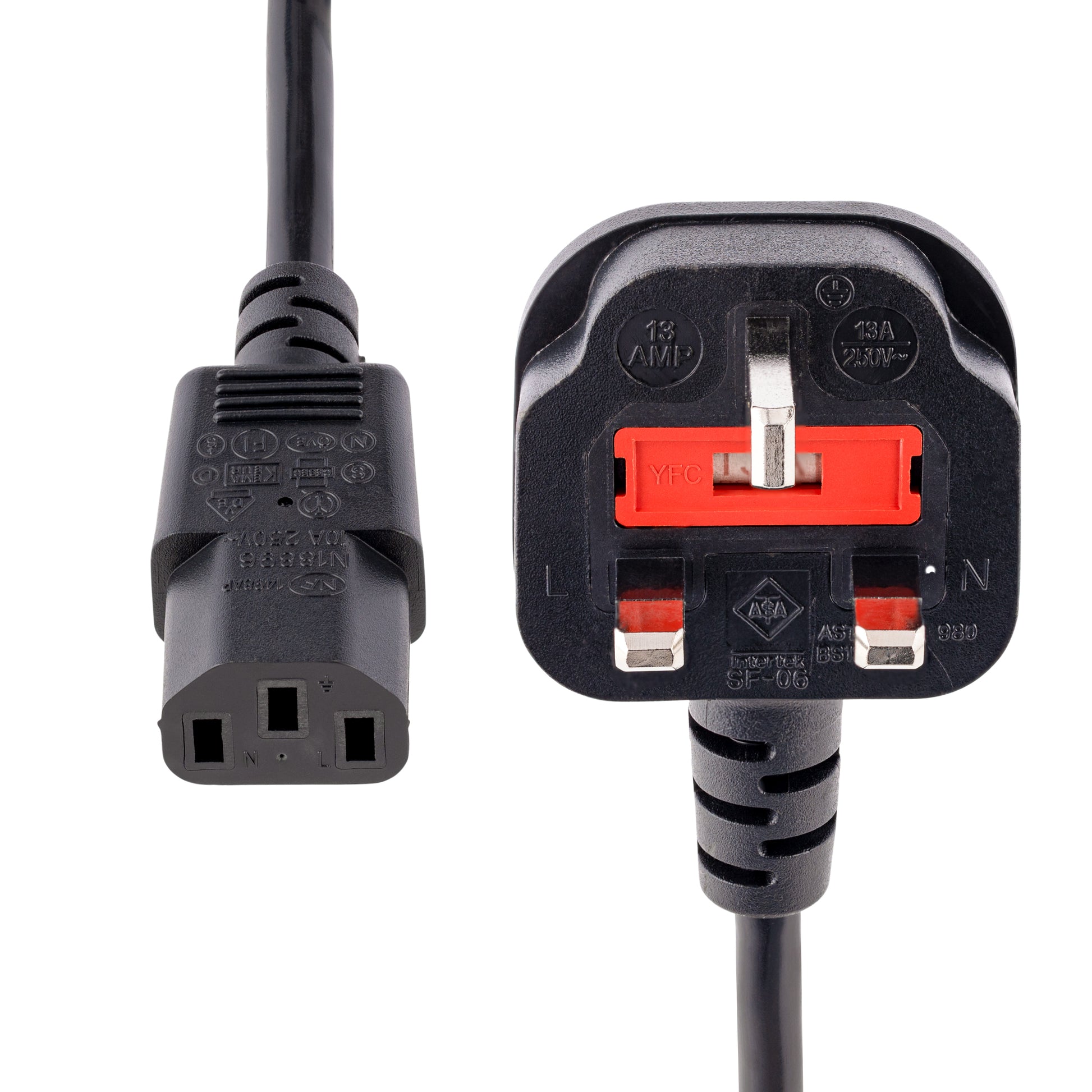 StarTech.com Netzkabel, 3 m