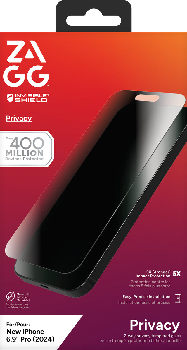 ZAGG Glass Elite Privacy Displayschutzglas