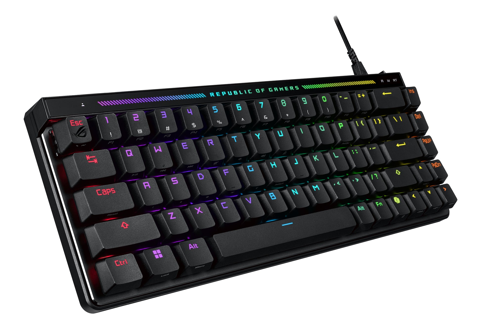 ASUS ROG Falchion Ace HFx – Tastatur, kabelgebunden (USB-A), DE-Layout (DE), Schwarz