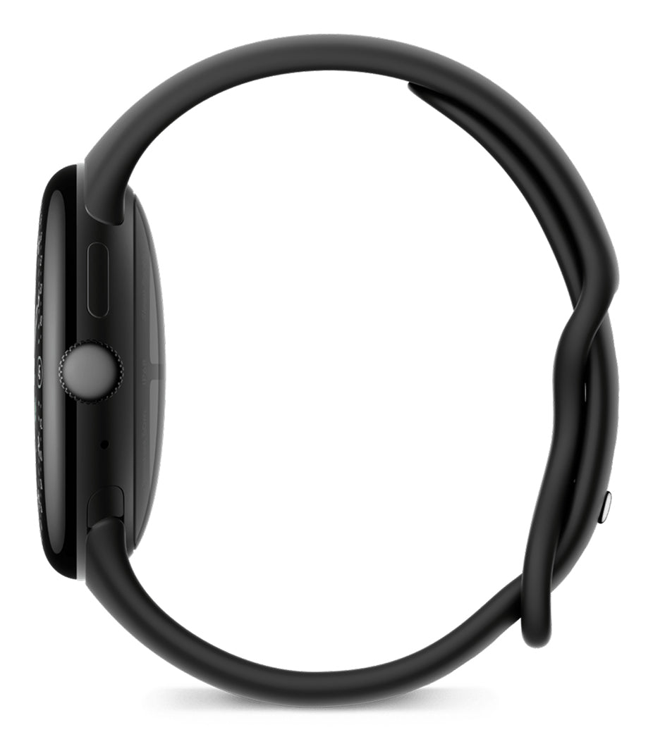 Google Pixel Watch 4 – Smartwatch – 45 mm, 1,77", GPS, NFC, AMOLED, Gorilla Glass 5, 5 ATM, Schwarz
