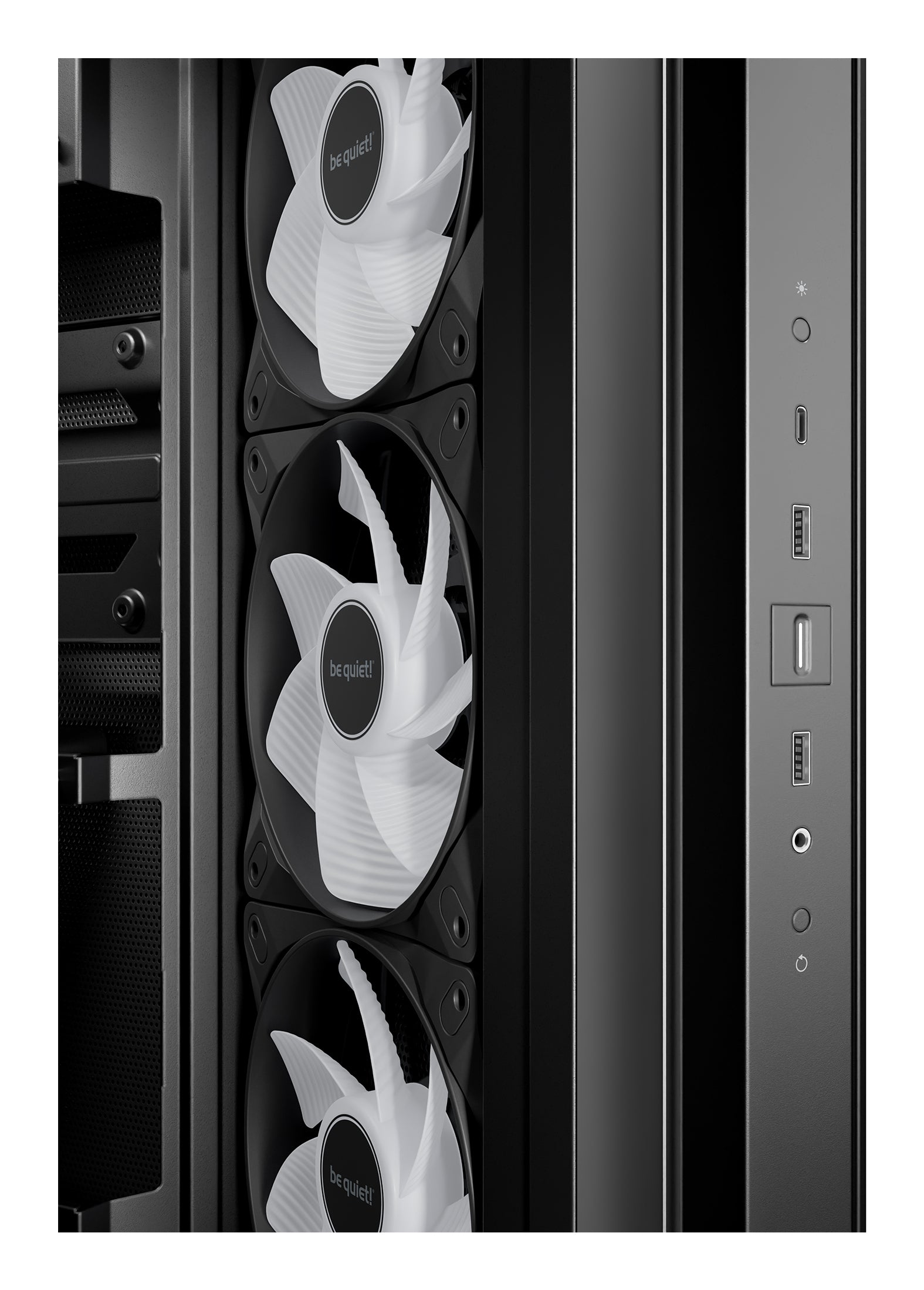 be quiet! be quiet Light Base 500 LX – Midi Tower – Schwarz, ATX, micro ATX, Mini-ITX, 7 Erweiterungsslots, Seitenfenster