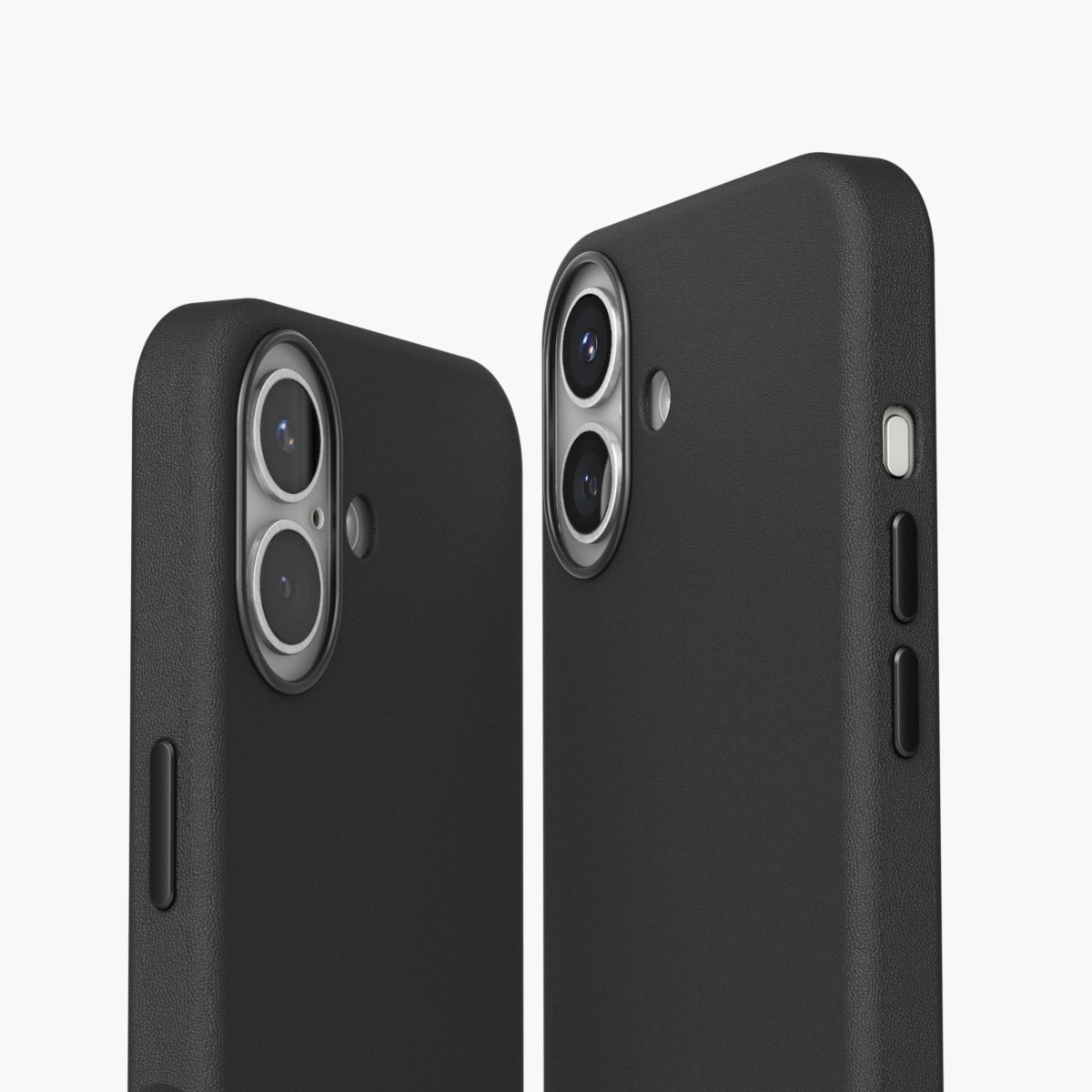 Vonmählen Backcover – für Apple iPhone 16 Plus – schwarz – Leder – MagSafe-kompatibel