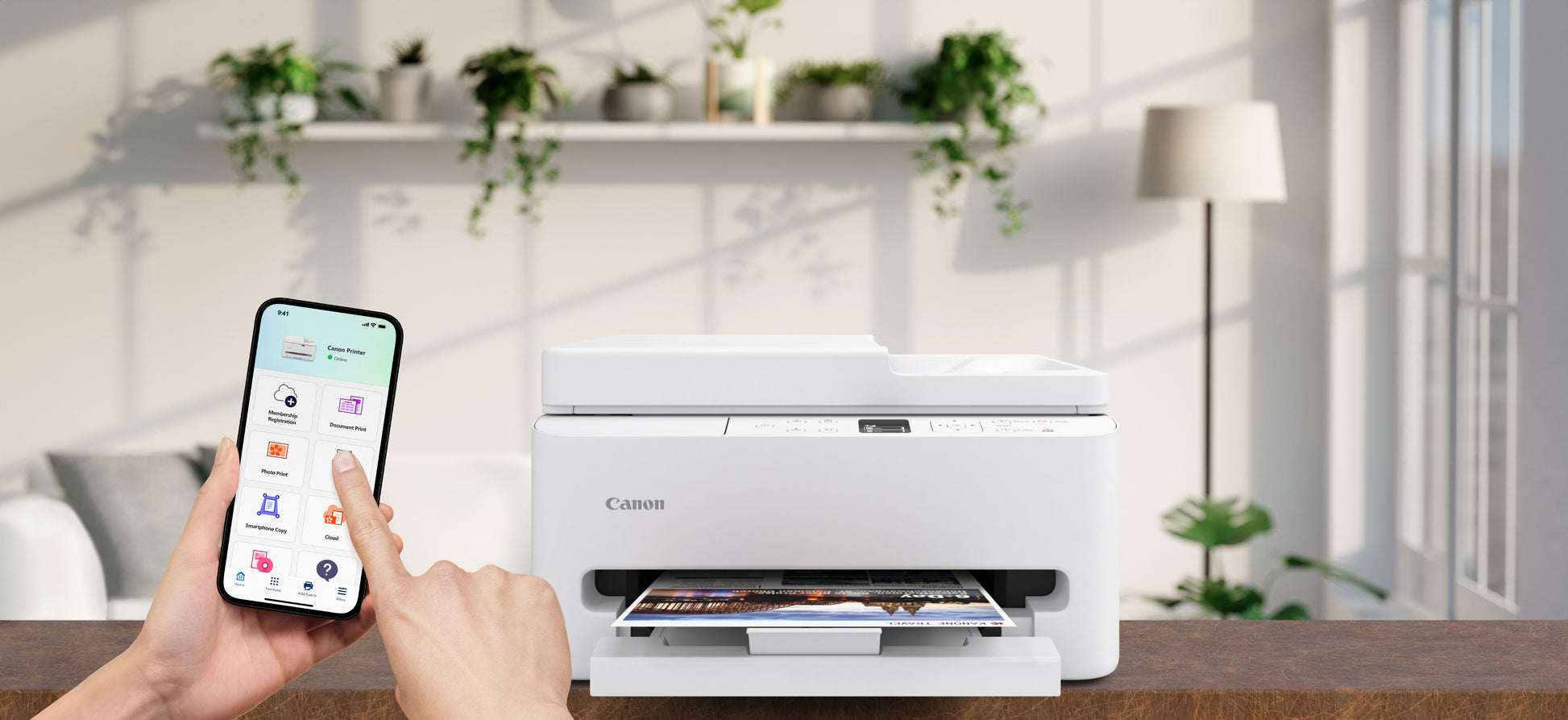 Canon PIXMA TS7550I – Farbiges Tintenstrahl-MFP A4, 3-in-1 – WLAN – ADF