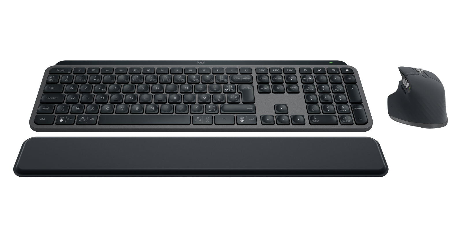 Logitech MX Keys Combo für Business Gen 2 – Tastatur, kabellos (Bluetooth), FR-Layout (FR)