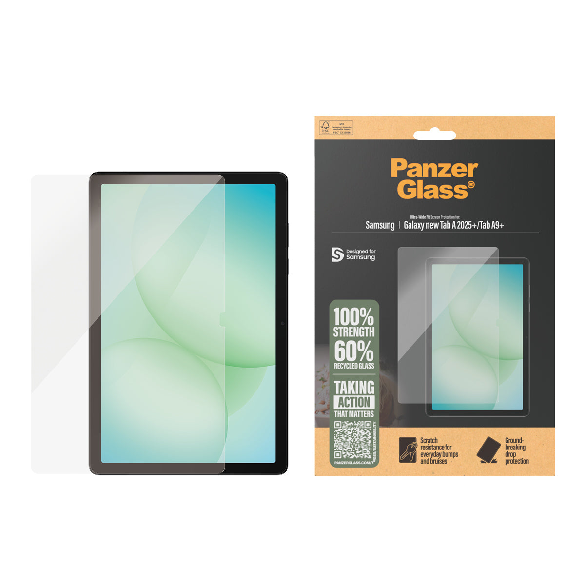 PanzerGlass Displayschutz – für Galaxy Tab A11+ (11")