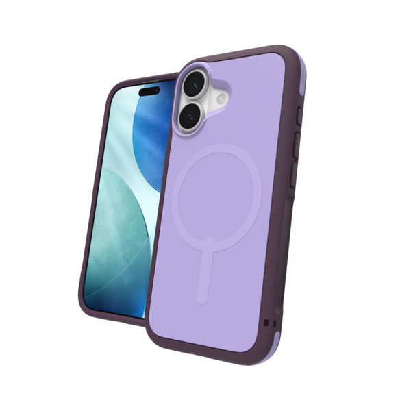 ZAGG Sedona Snap – Backcover – für Apple iPhone 17, MagSafe, Graphen, Violett, bis 4 m Sturzsicher